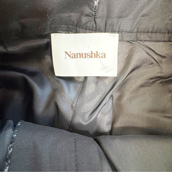 Nanushka Juliet Wool Houndstooth Pants Grey Size S Wool Blend - Picture 12 of 16